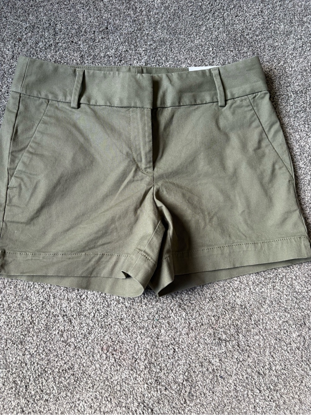 LOFT Olive Green Chino Bermuda Shorts